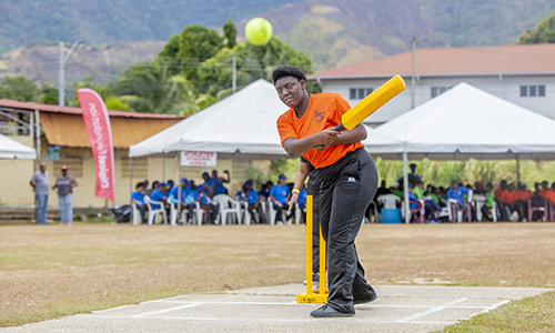 Special Olympics Athletes at National Cricket Games